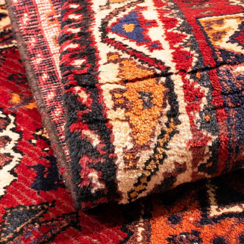 Alfombra persa - Nómada - 152 x 100 cm - rojo oscuro