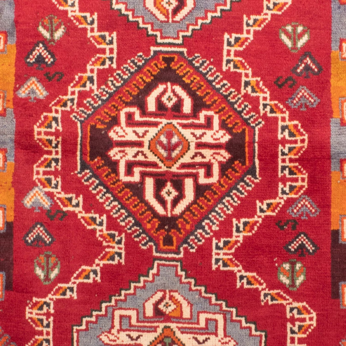 Alfombra persa - Nómada - 155 x 105 cm - rojo oscuro