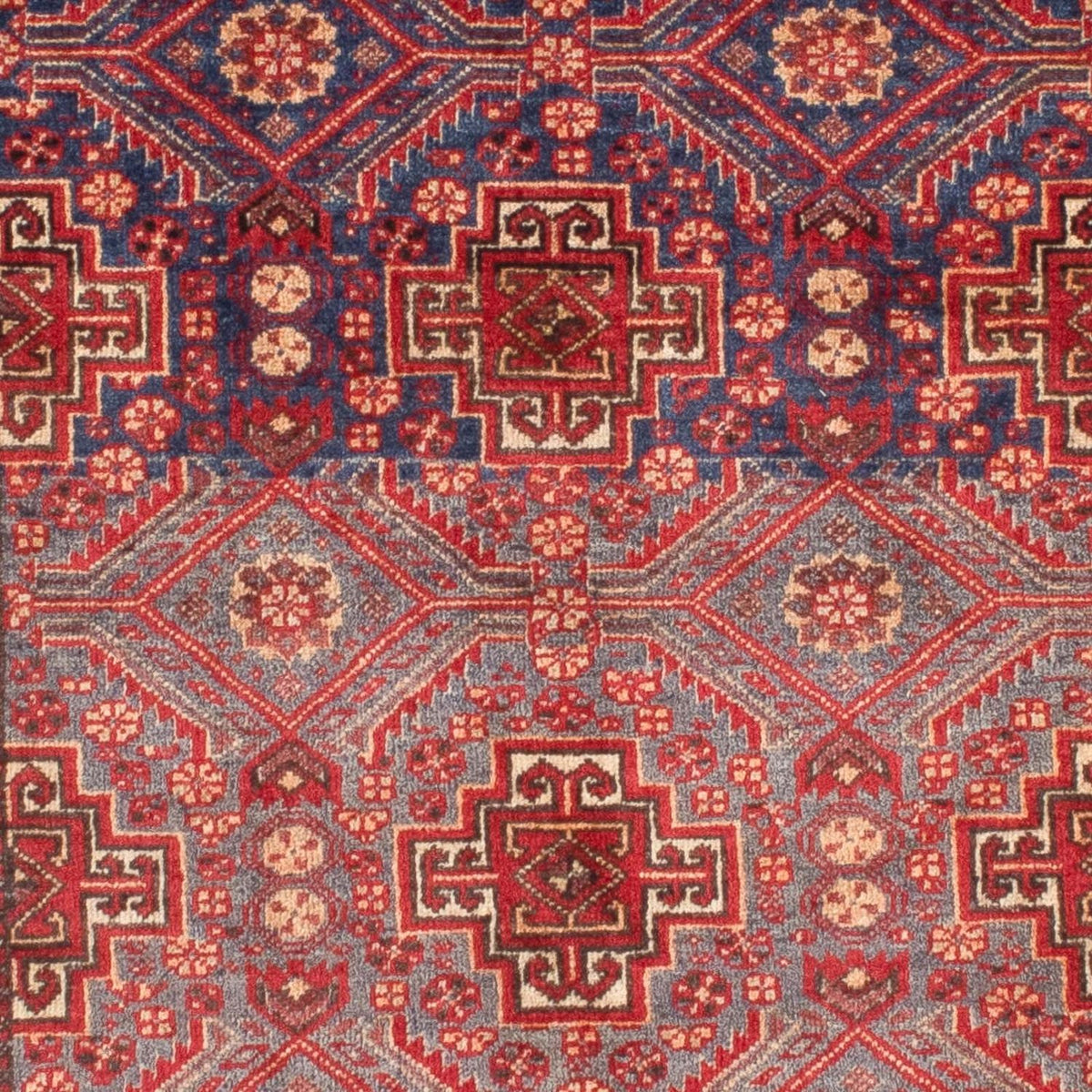 Alfombra de pasillo Alfombra Belutsch - 175 x 92 cm - rojo oscuro