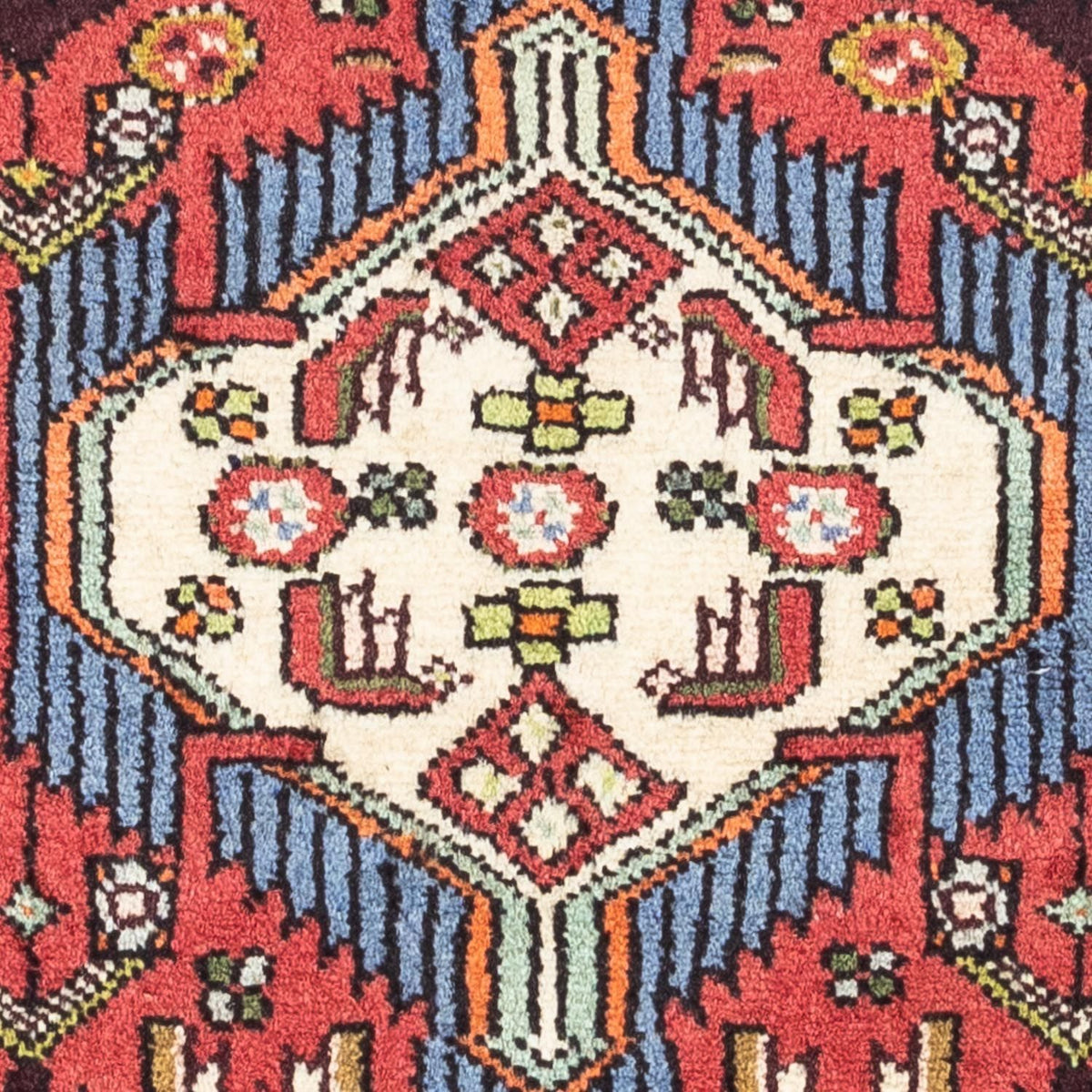 Alfombra persa - Nómada - 120 x 83 cm - rojo