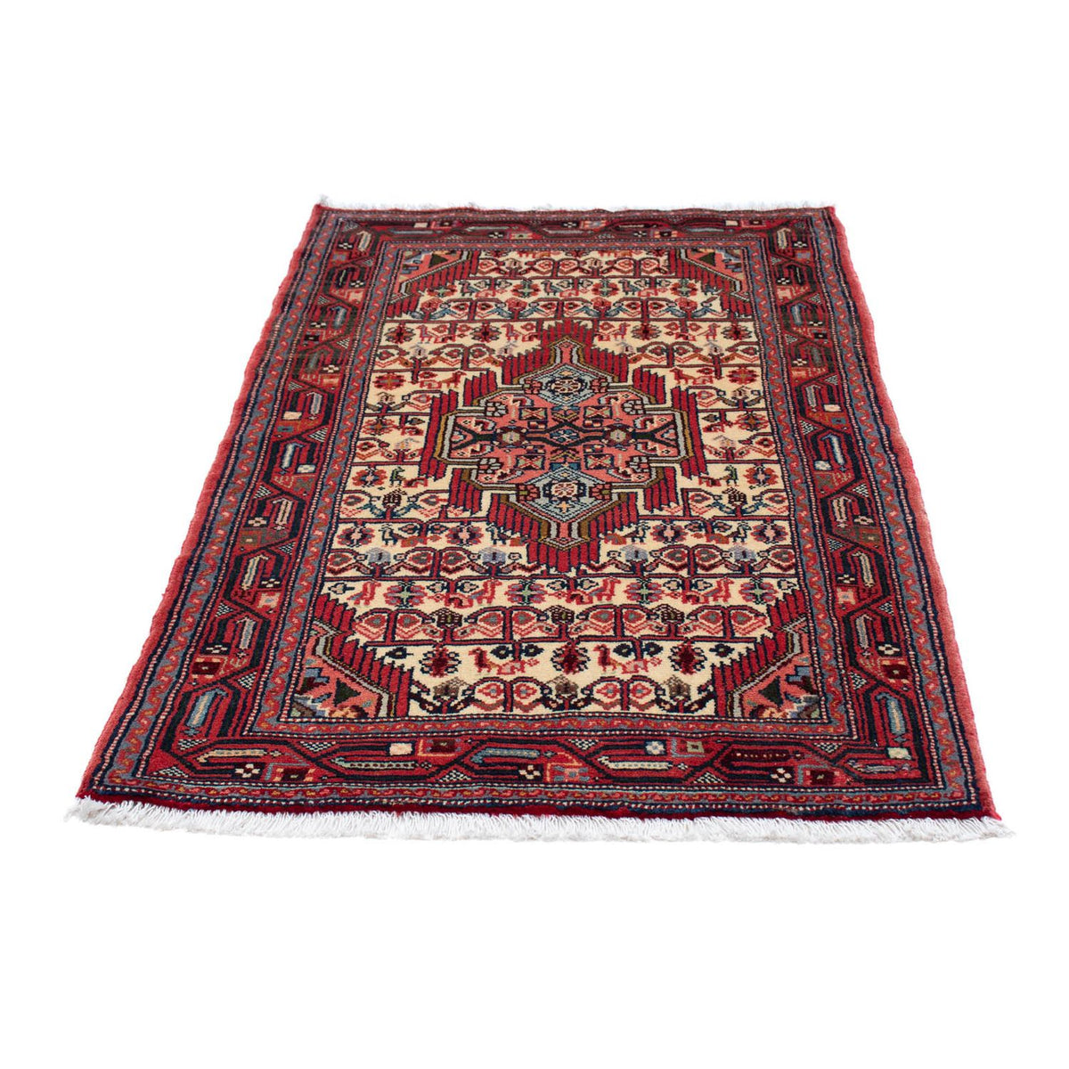 Alfombra persa - Nómada - 133 x 88 cm - beige