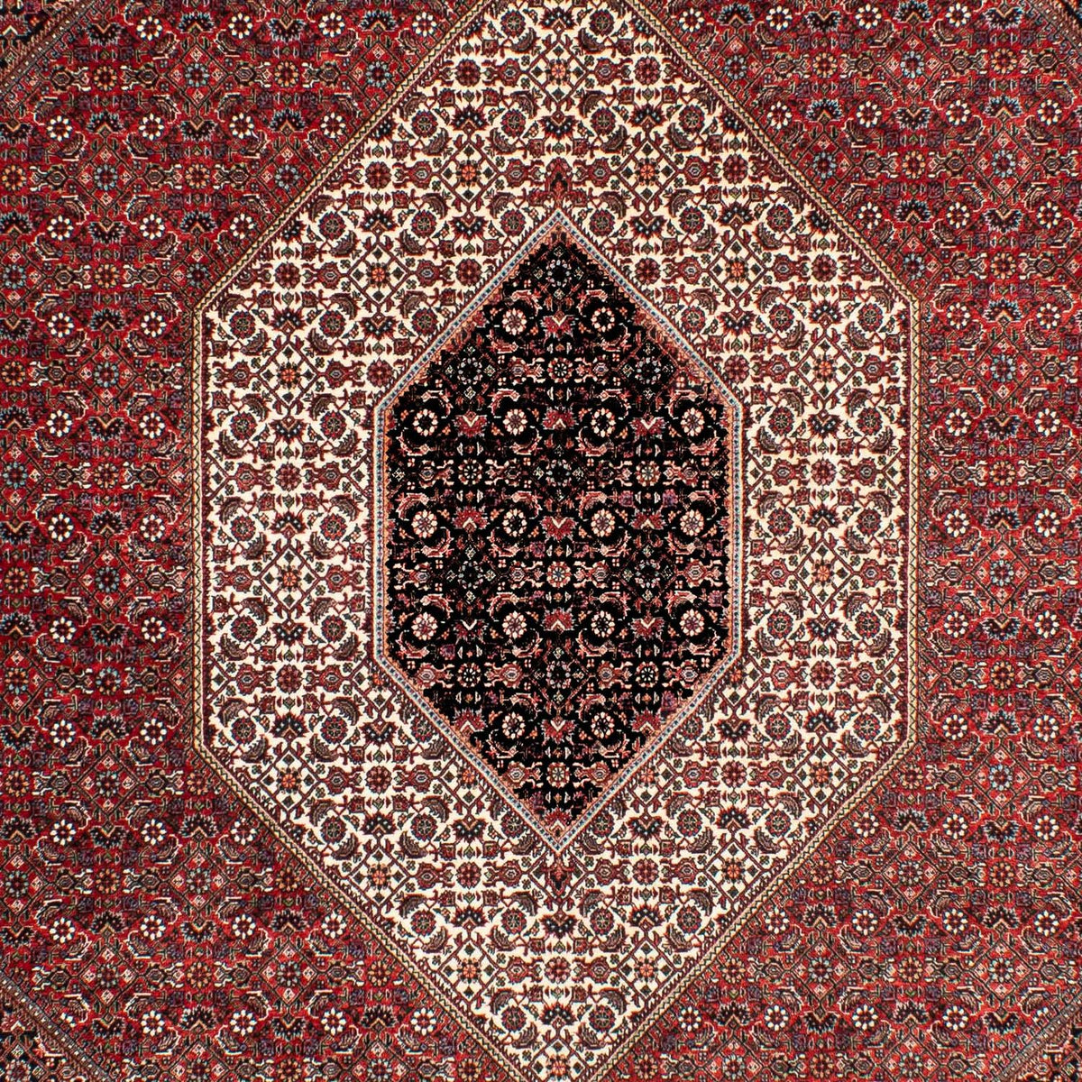 Alfombra persa - Bidjar - 303 x 203 cm - rojo