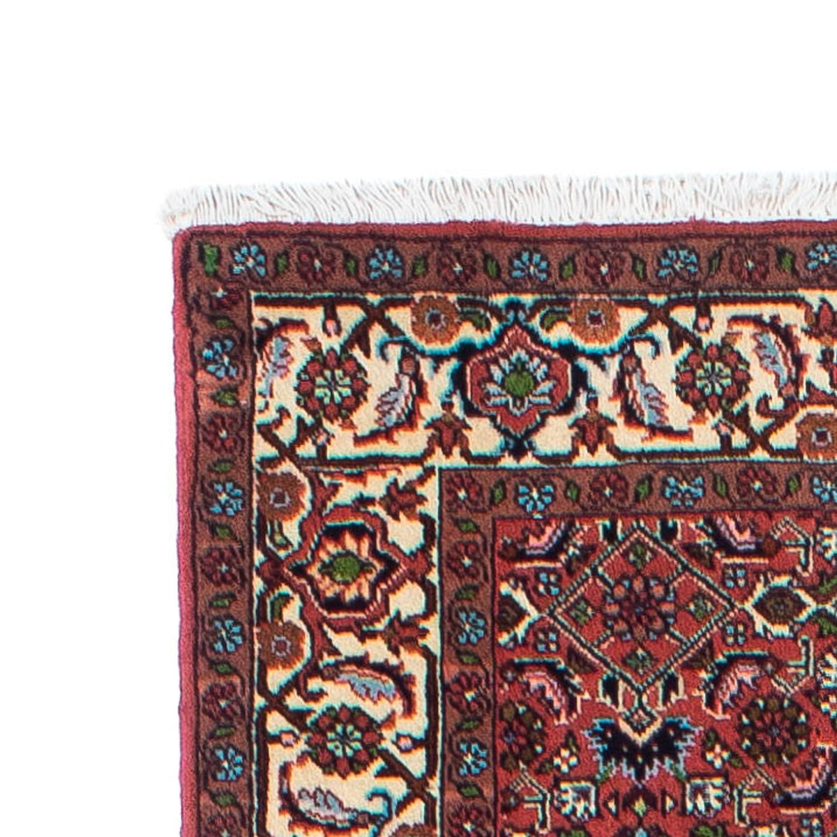 Alfombra de pasillo Alfombra persa - Bidjar - 296 x 81 cm - rojo claro