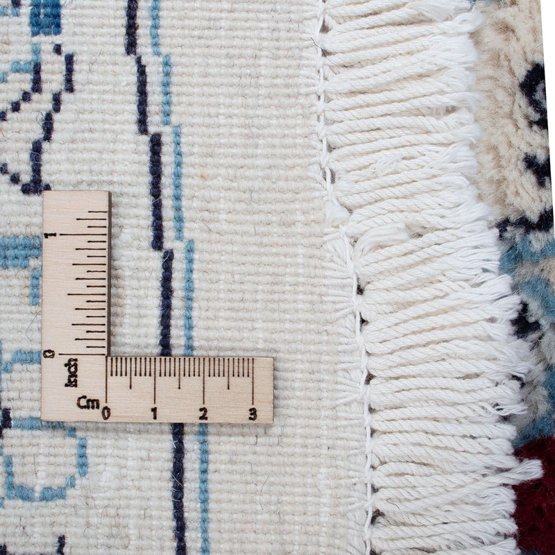 Alfombra persa - Nain redondo  - 290 x 290 cm - rojo oscuro