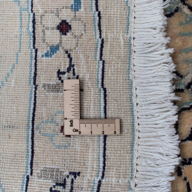 Alfombra persa - Nain redondo  - 246 x 246 cm - rojo oscuro