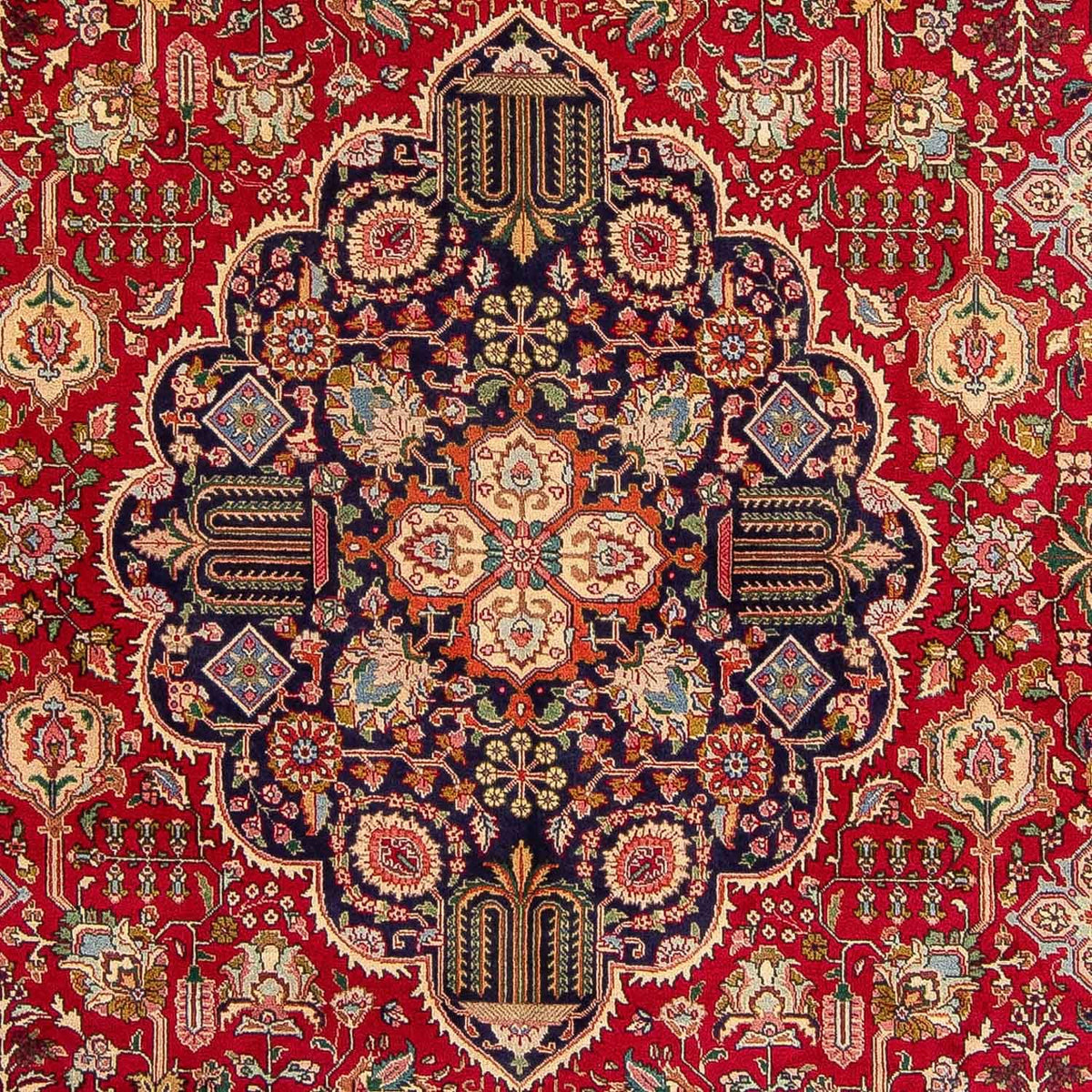 Alfombra Persa - Tabriz - Real - 337 x 243 cm - rojo