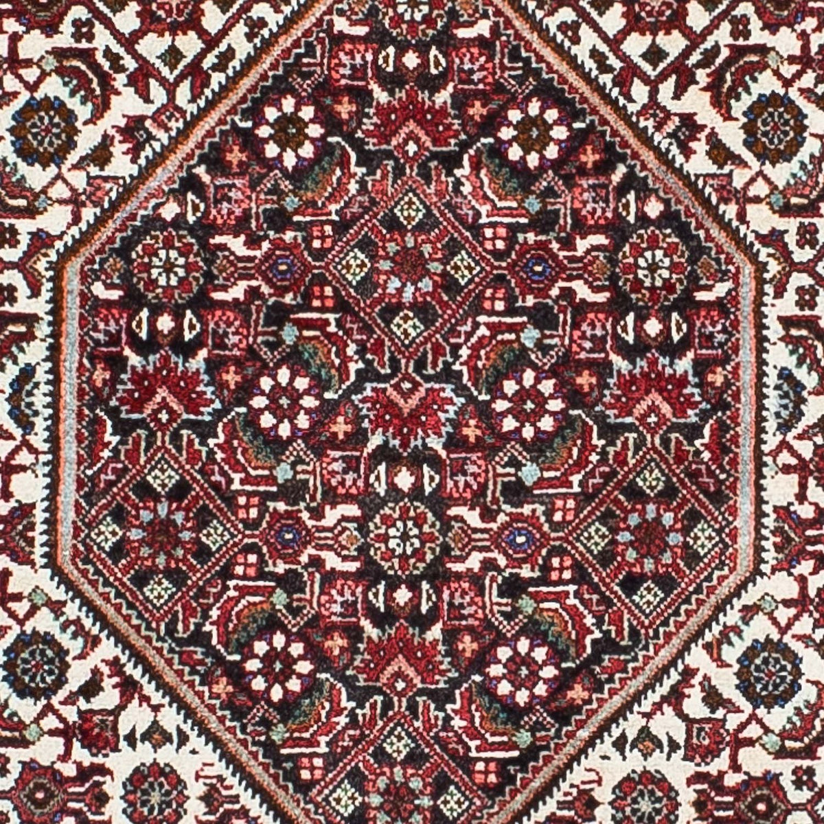 Alfombra persa - Bidjar - 208 x 133 cm - rojo claro