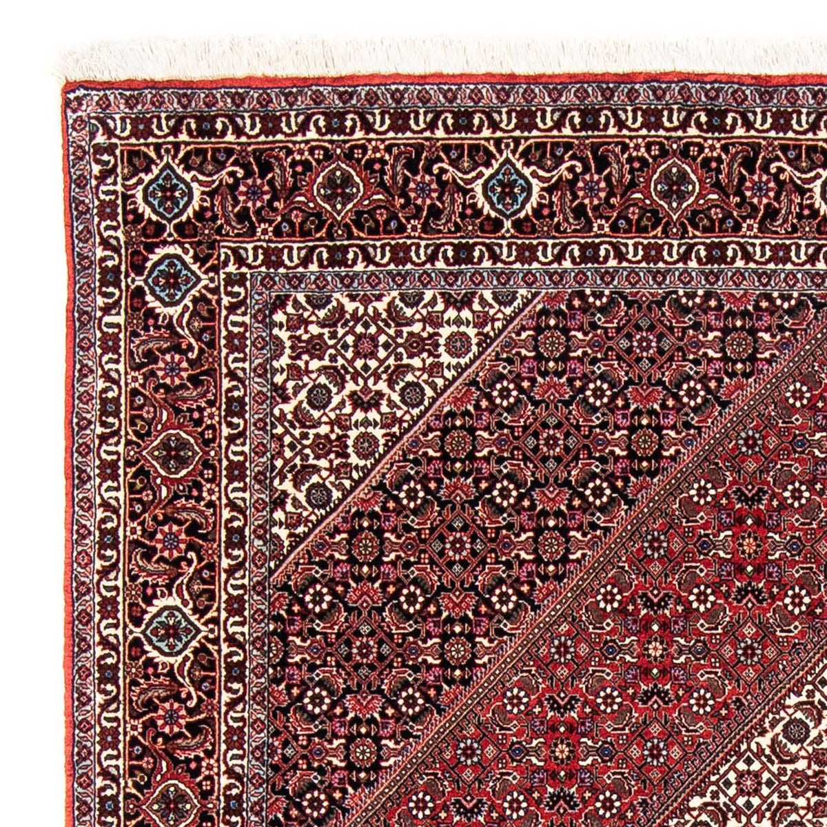 Alfombra persa - Bidjar - 237 x 172 cm - rojo claro