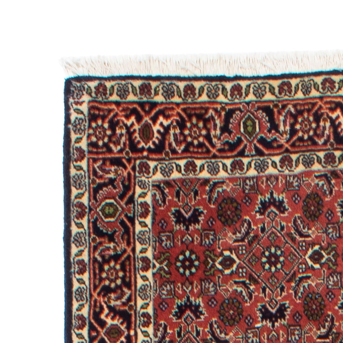 Alfombra de pasillo Alfombra persa - Bidjar - 291 x 84 cm - rojo oscuro