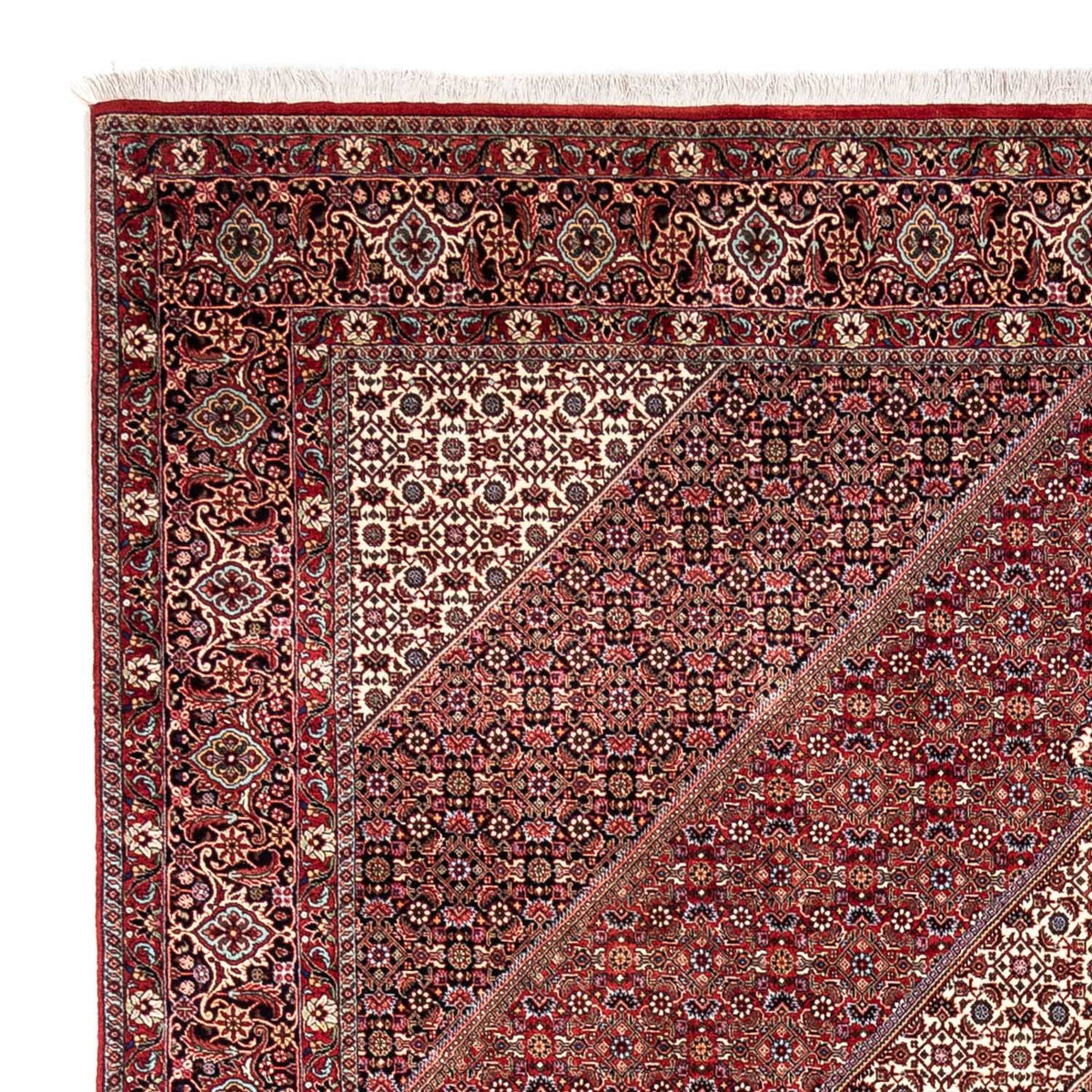Alfombra persa - Bidjar - 352 x 254 cm - rojo