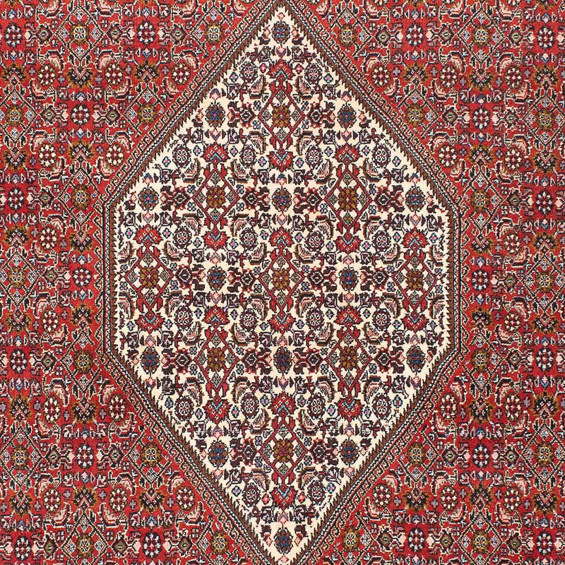 Alfombra persa - Bidjar - 225 x 136 cm - rojo