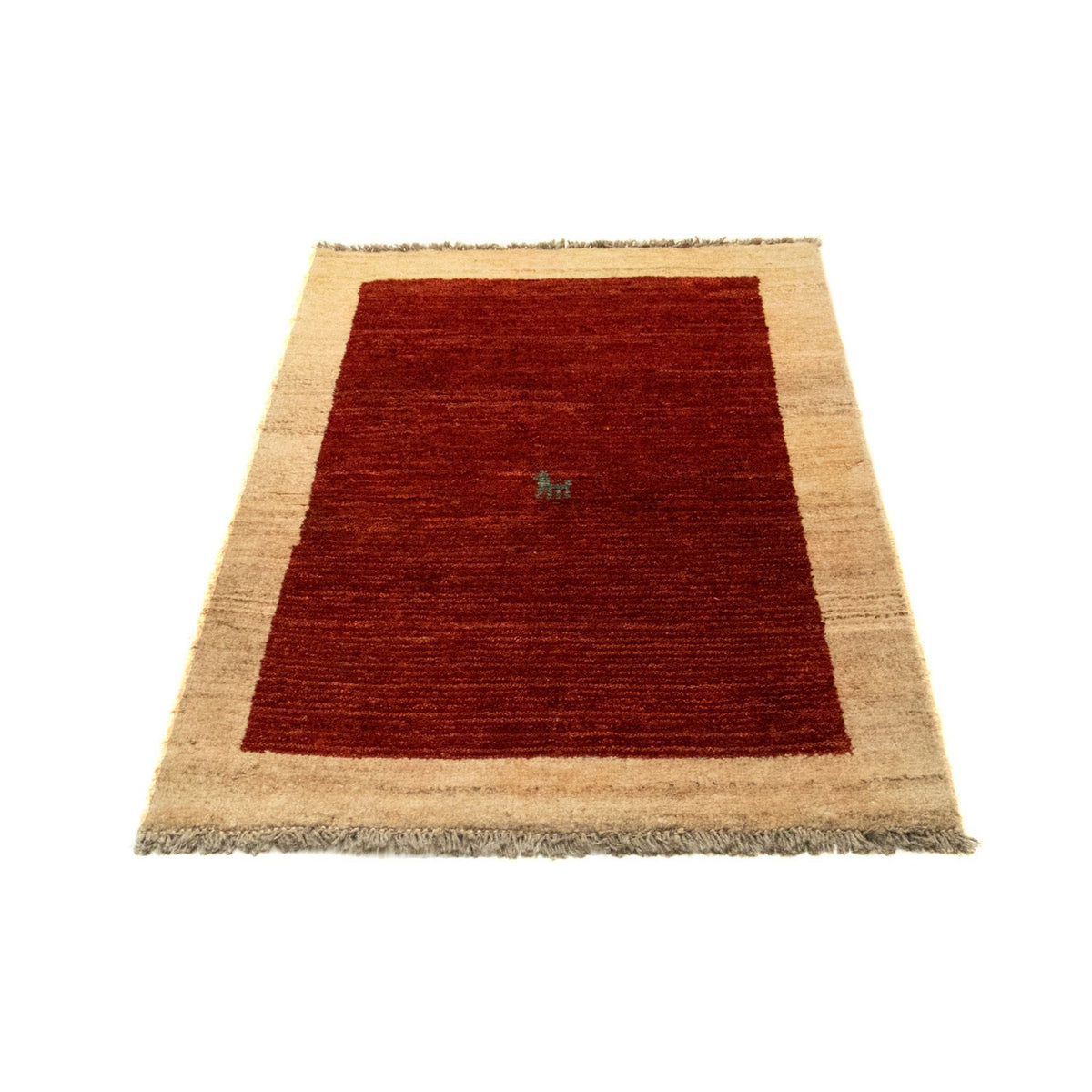 Alfombra Gabbeh - Persa - 127 x 79 cm - rojo