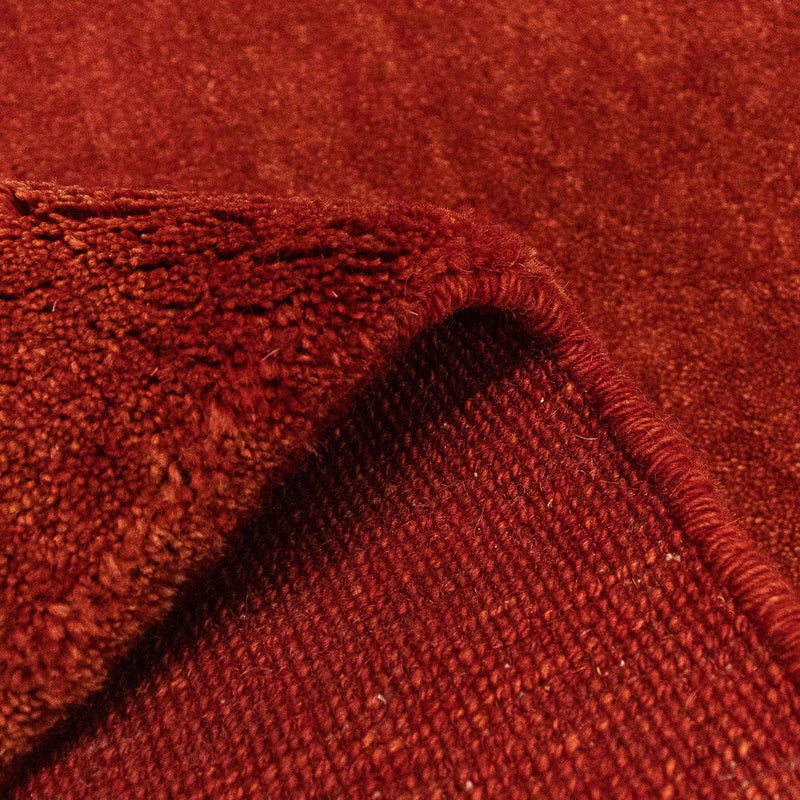 Alfombra Gabbeh - Persa - 125 x 82 cm - rojo oscuro