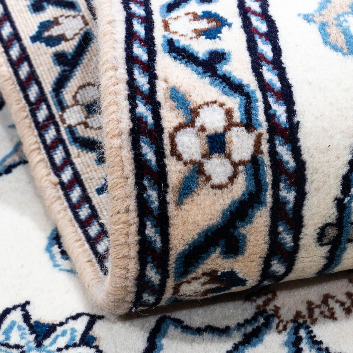 Alfombra persa - Nain - 139 x 68 cm - beige