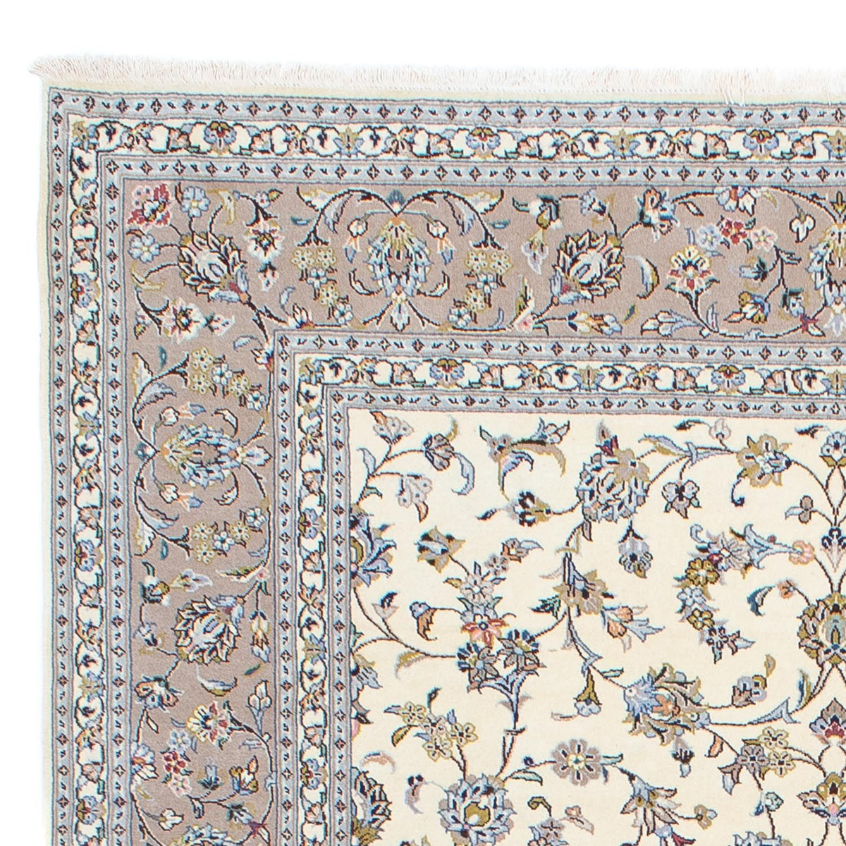 Alfombra persa - Keshan - 295 x 200 cm - beige