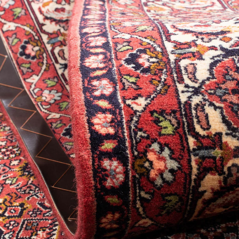 Alfombra persa - Bidjar - 246 x 171 cm - rojo claro