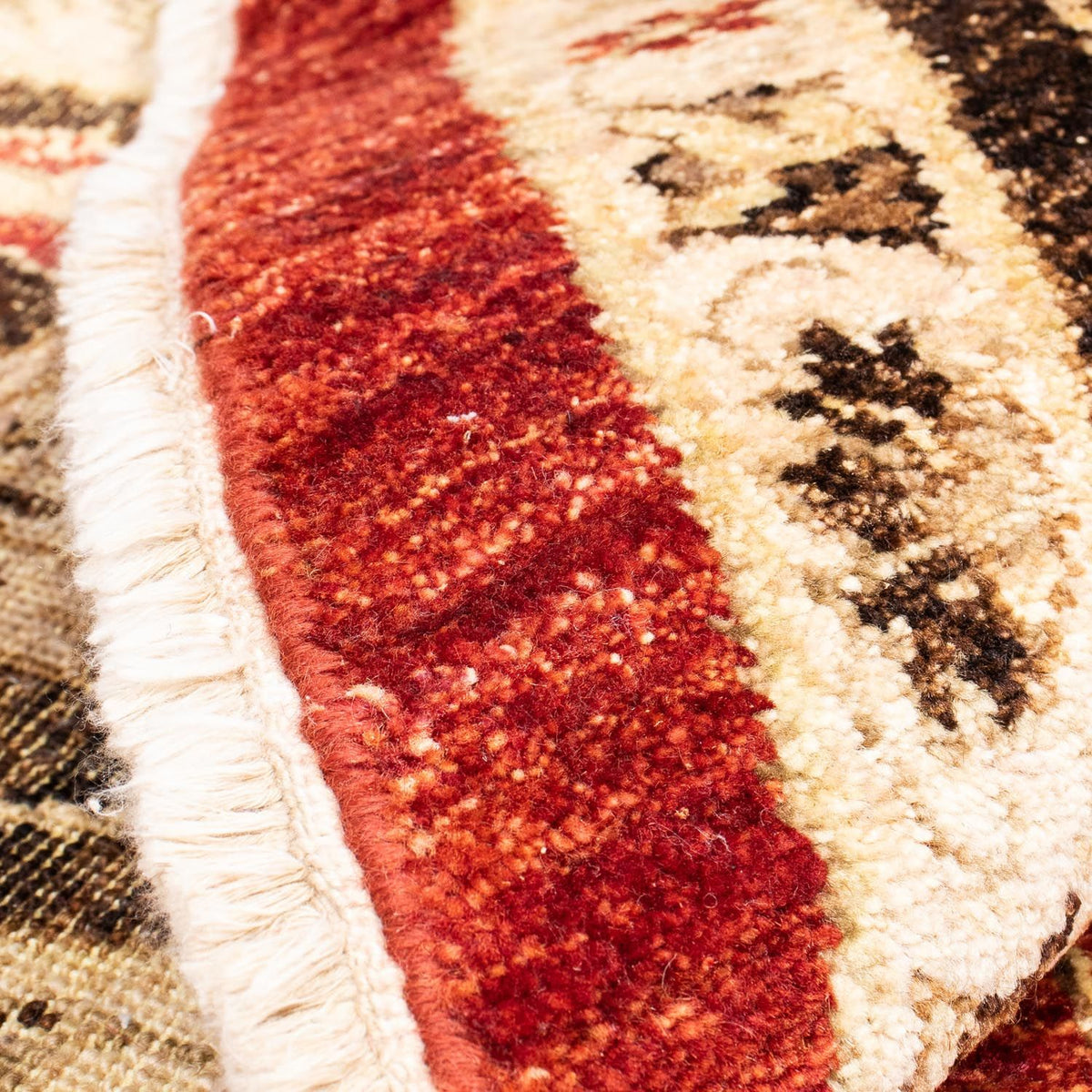 Alfombra Ziegler redondo  - 248 x 239 cm - rojo oscuro