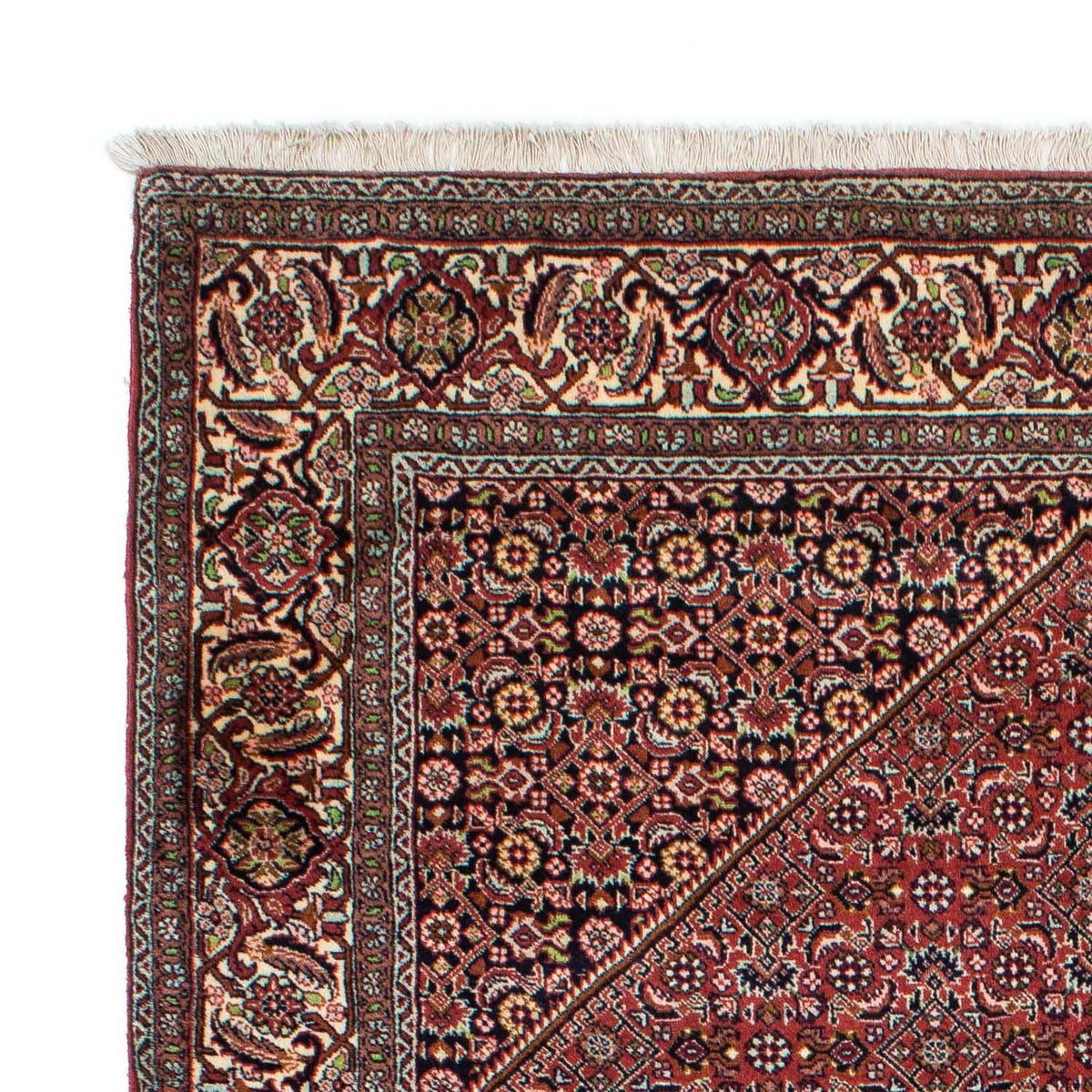 Alfombra persa - Bidjar - 228 x 138 cm - rojo