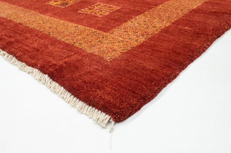 Alfombra Gabbeh - Persa - 187 x 149 cm - rojo