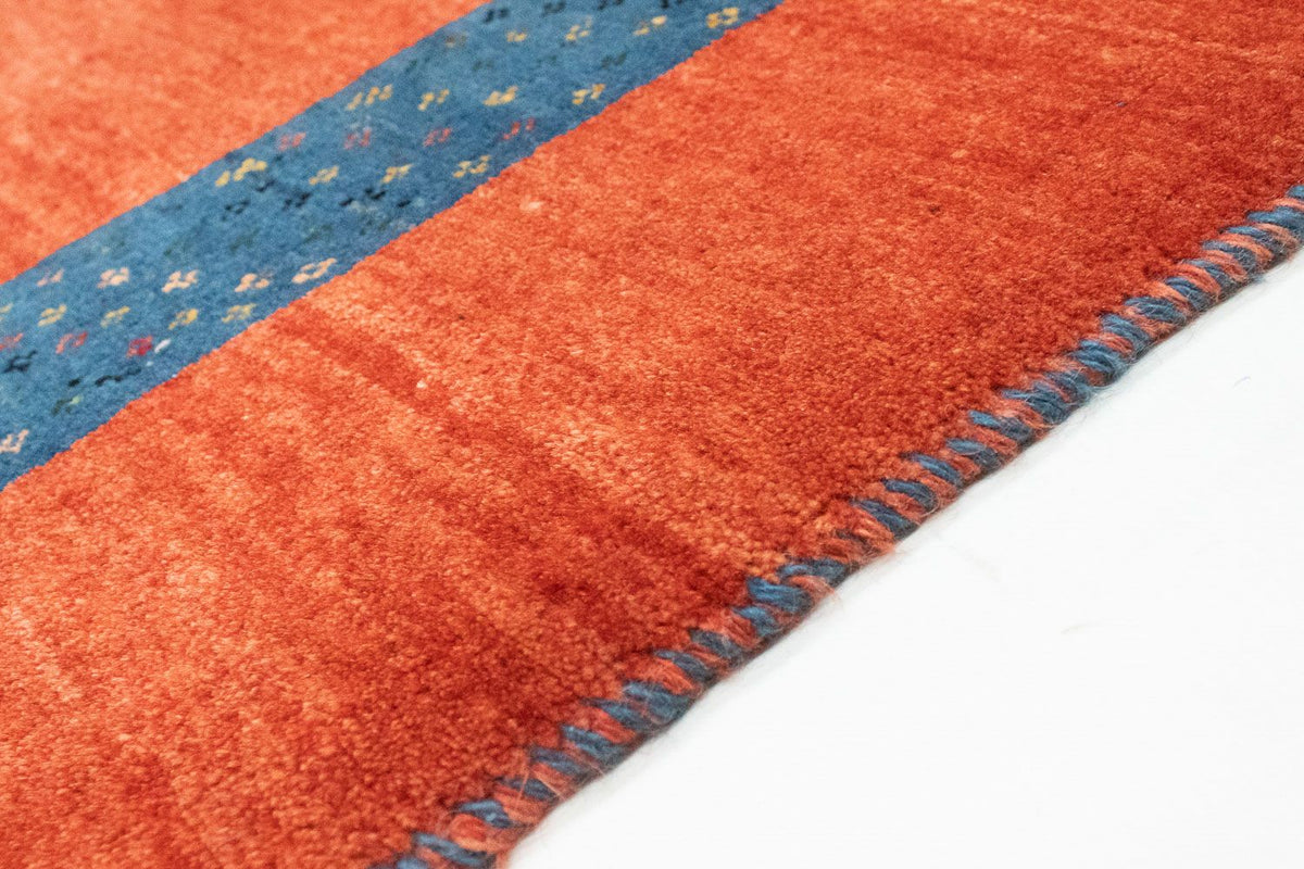 Alfombra Gabbeh - Loribaft Persa - 210 x 142 cm - rojo