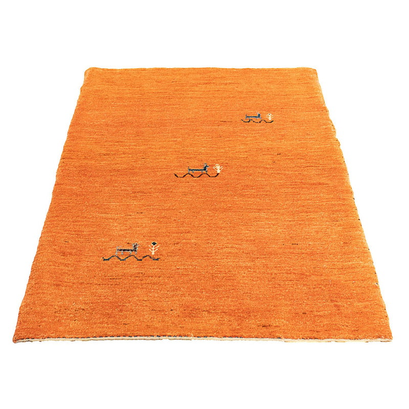 Alfombra Gabbeh - Loribaft Persa - 130 x 80 cm - óxido