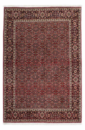Alfombra persa - Bidjar - 208 x 139 cm - rojo
