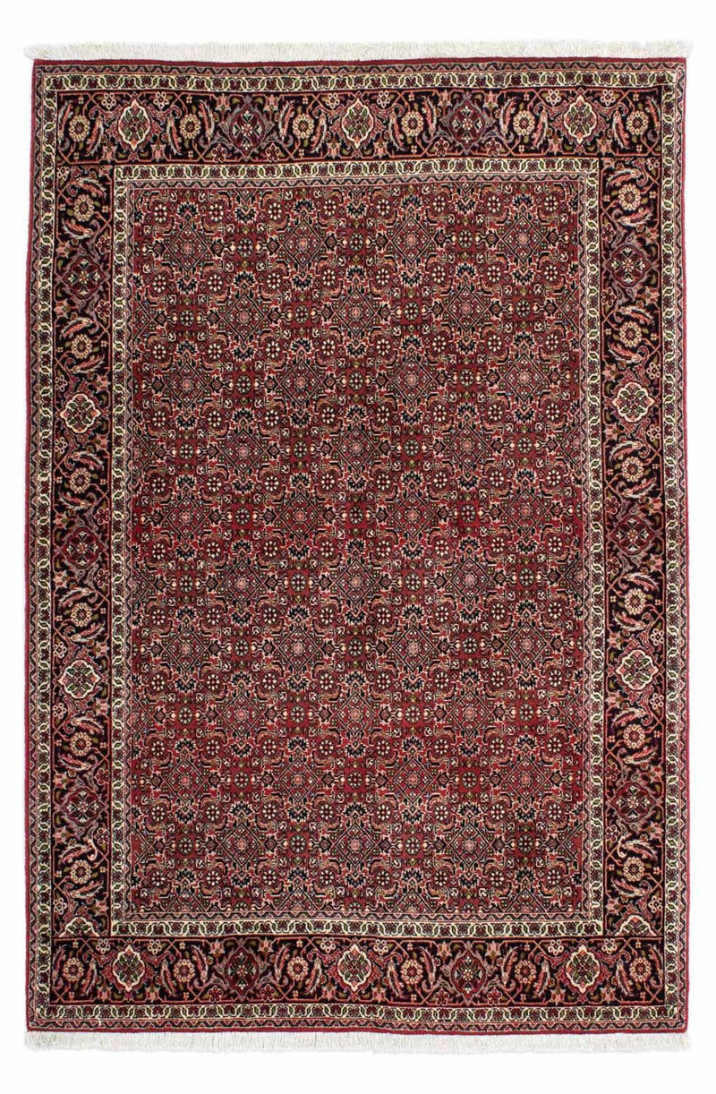Alfombra persa - Bidjar - 208 x 139 cm - rojo