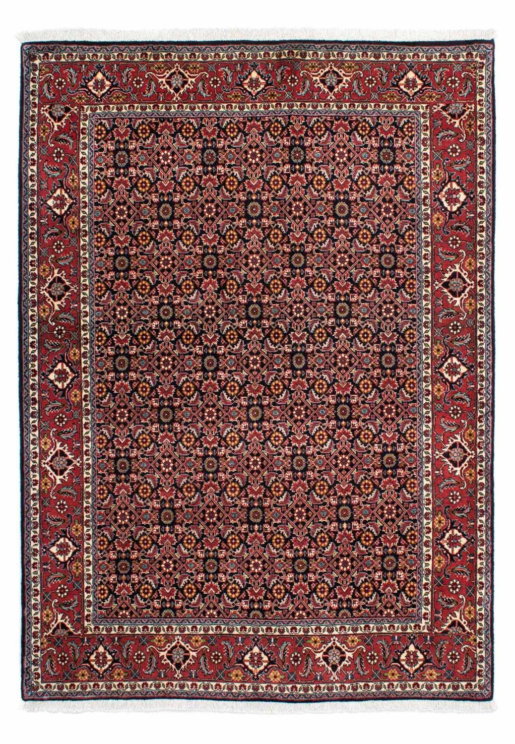 Alfombra persa - Bidjar - 200 x 141 cm - rojo