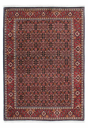 Alfombra persa - Bidjar - 200 x 141 cm - rojo