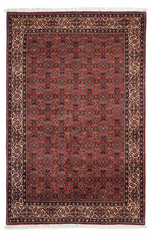 Alfombra persa - Bidjar - 218 x 136 cm - rojo