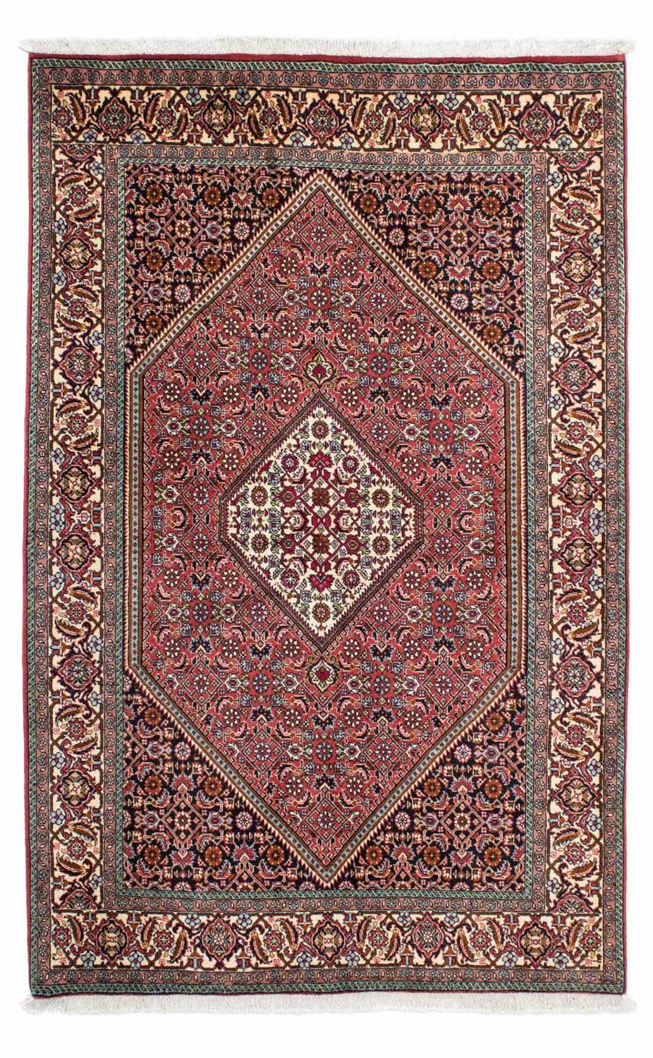 Alfombra persa - Bidjar - 222 x 138 cm - rojo