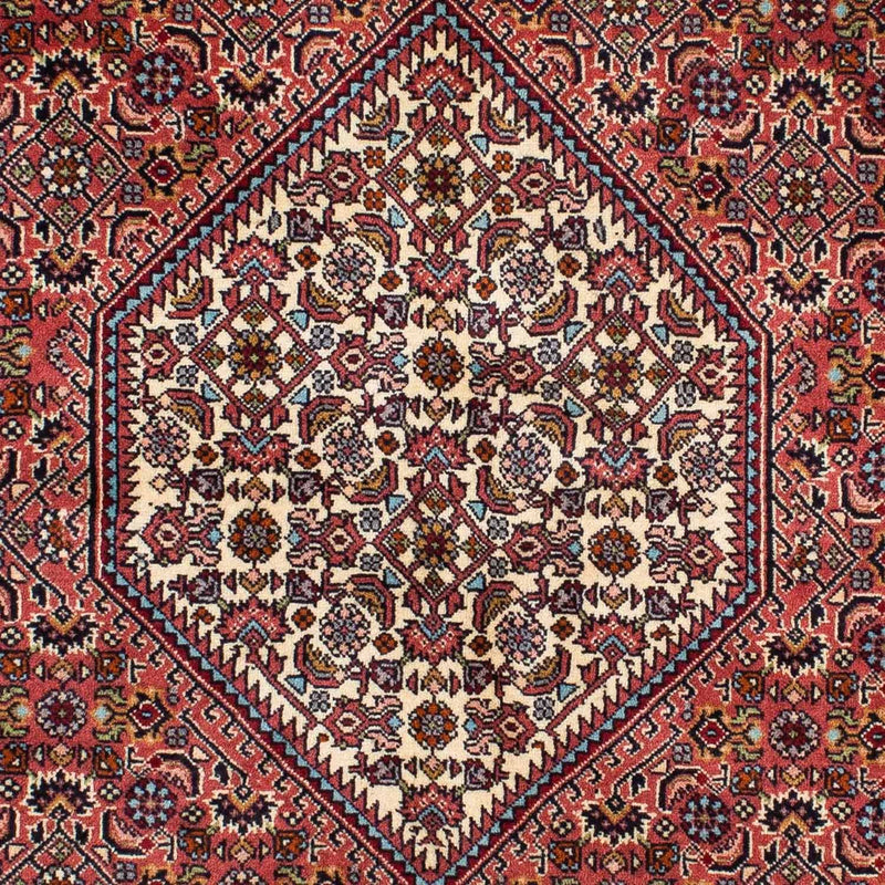 Alfombra persa - Bidjar - 220 x 135 cm - rojo