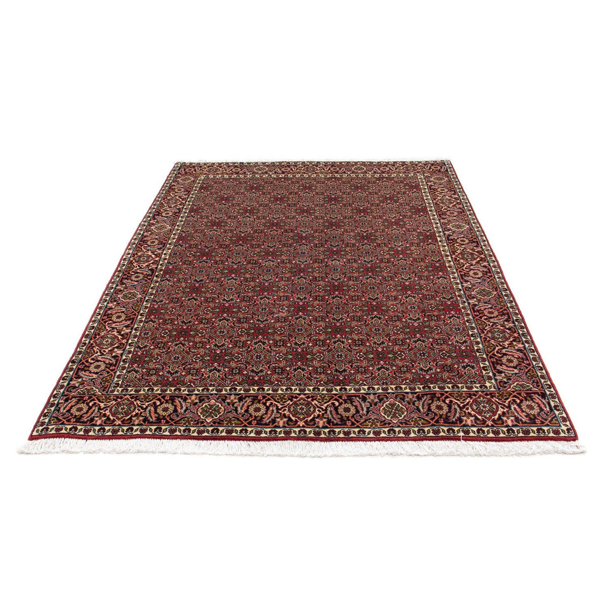 Alfombra persa - Bidjar - 205 x 141 cm - rojo