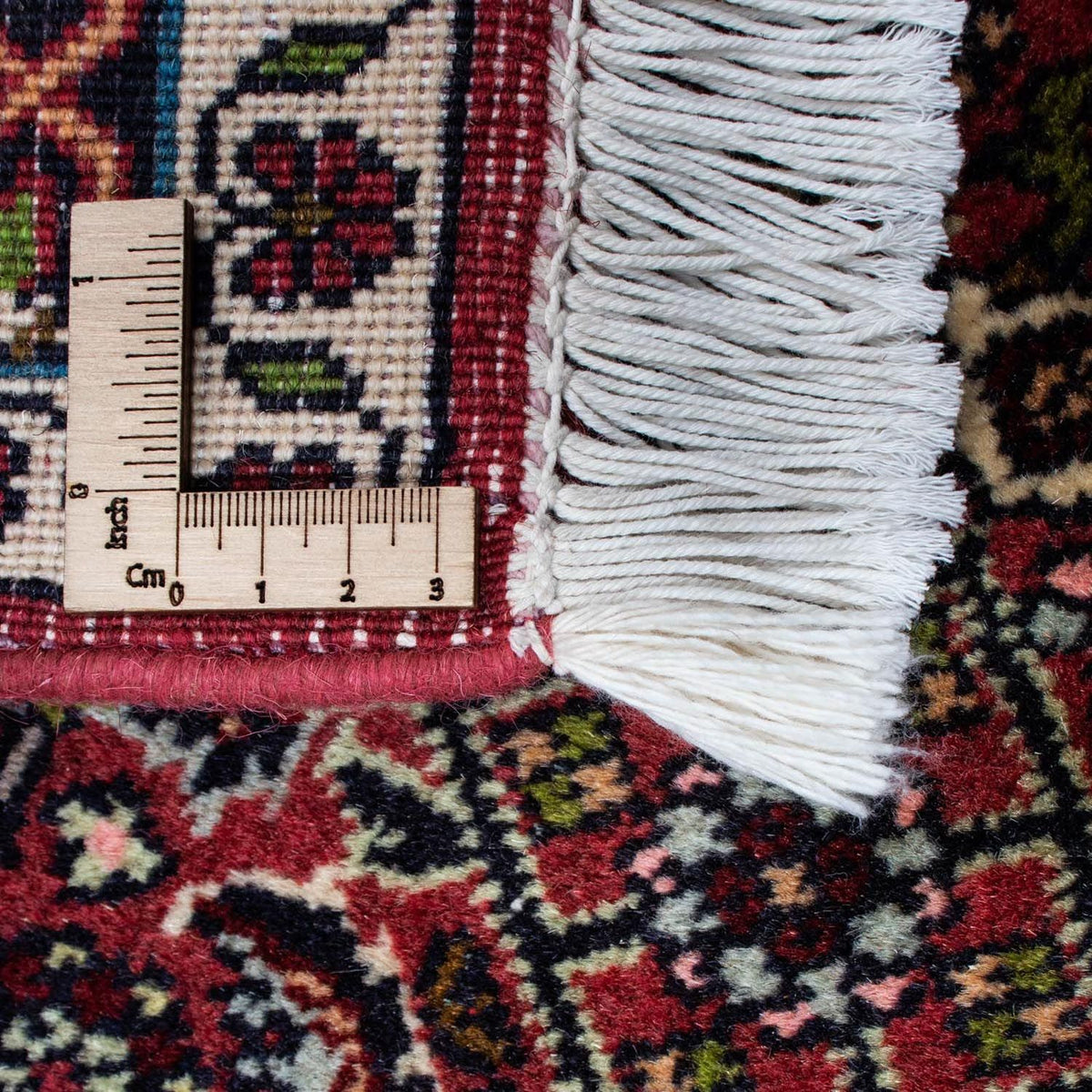 Alfombra persa - Bidjar - 205 x 141 cm - rojo
