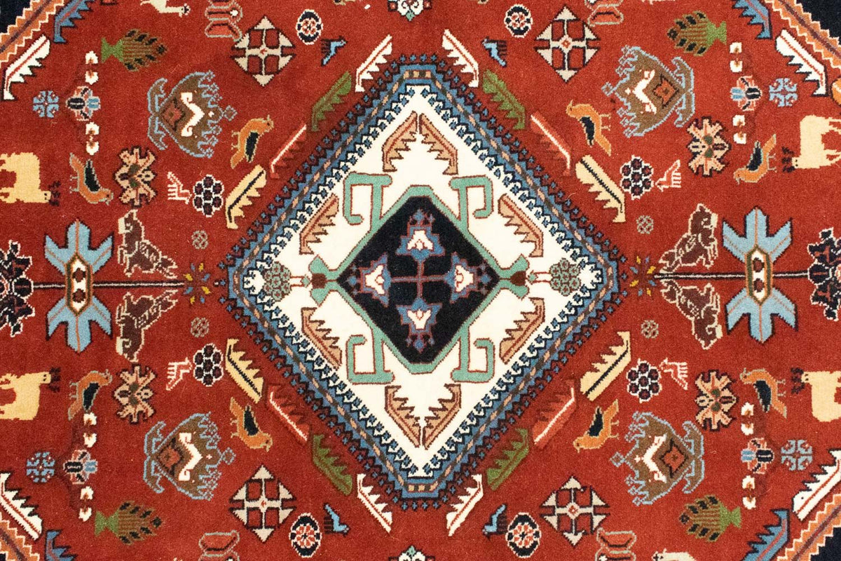 Alfombra persa - Nómada - 152 x 112 cm - rojo