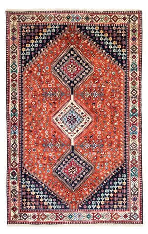 Alfombra persa - Nómada - 243 x 152 cm - rojo