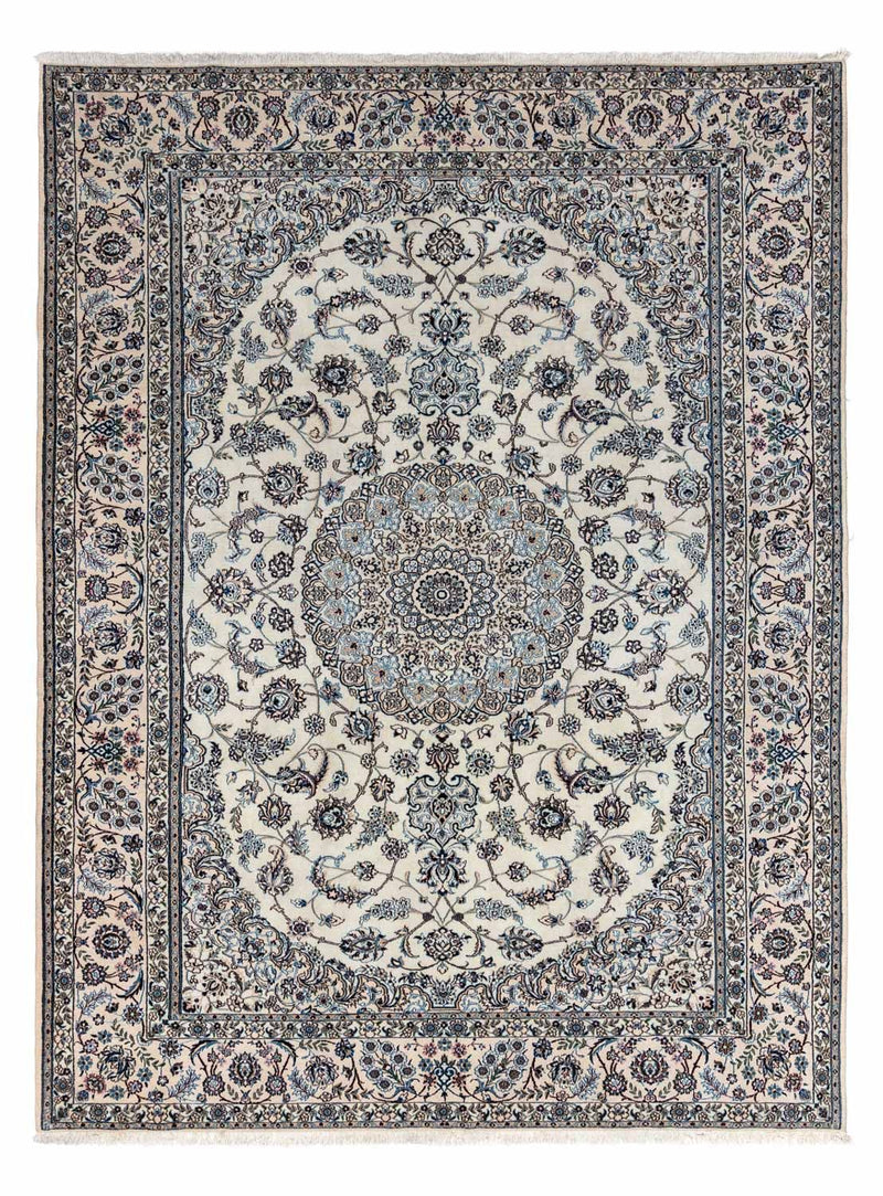 Alfombra Persa - Nain - Real - 348 x 250 cm - plata