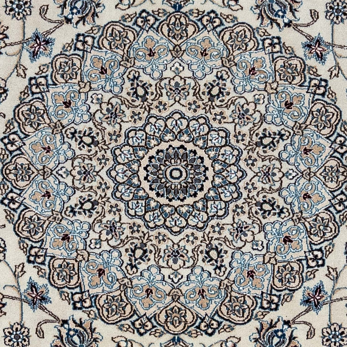 Alfombra Persa - Nain - Real - 348 x 250 cm - plata