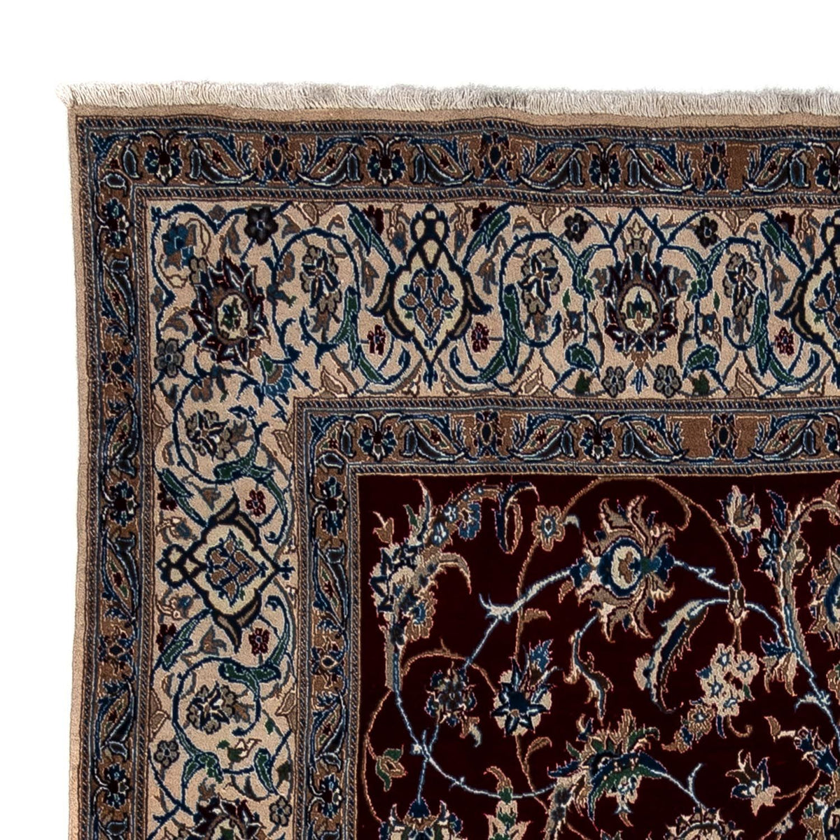 Alfombra Persa - Nain - Real - 340 x 190 cm - negro