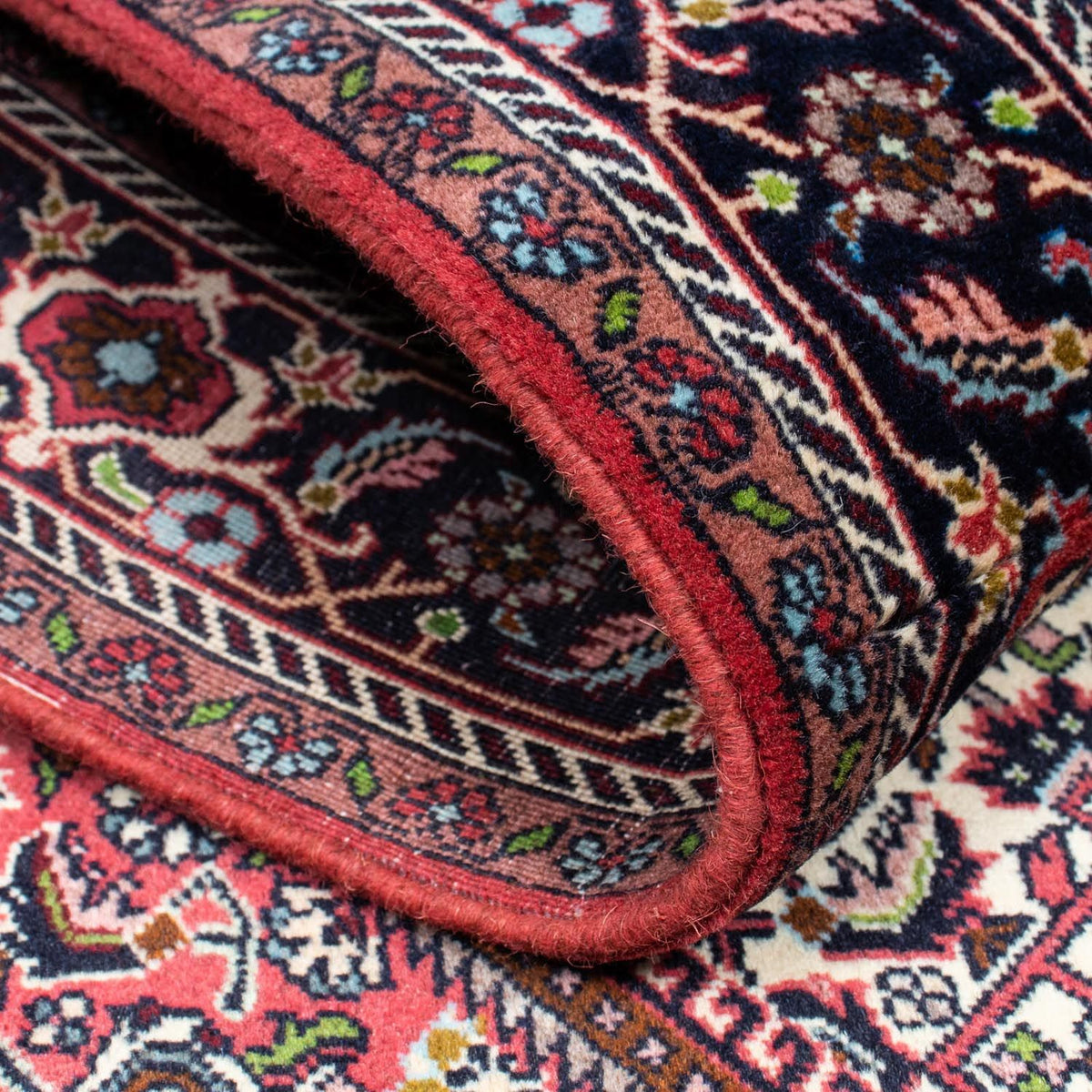 Alfombra persa - Bidjar - 218 x 148 cm - rojo