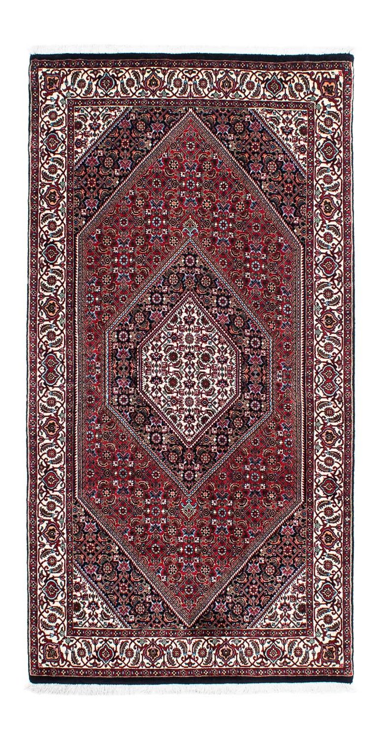 Alfombra de pasillo Alfombra persa - Bidjar - 202 x 98 cm - azul oscuro