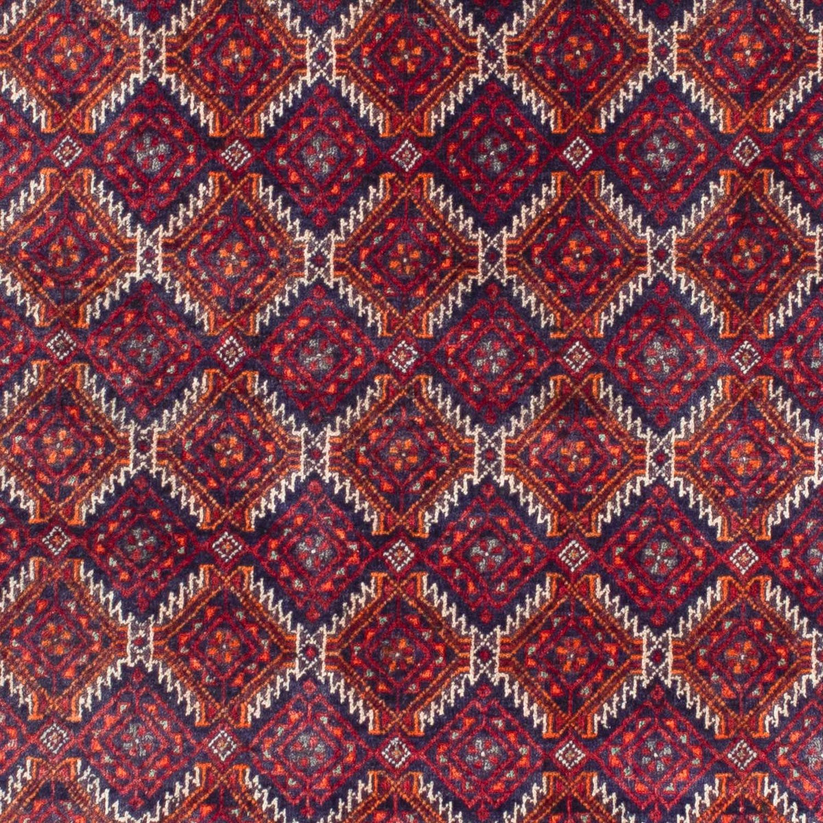 Alfombra Belutsch - 165 x 95 cm - rojo oscuro