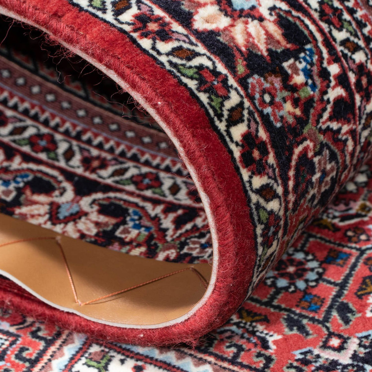 Alfombra de pasillo Alfombra persa - Bidjar - 225 x 72 cm - rojo