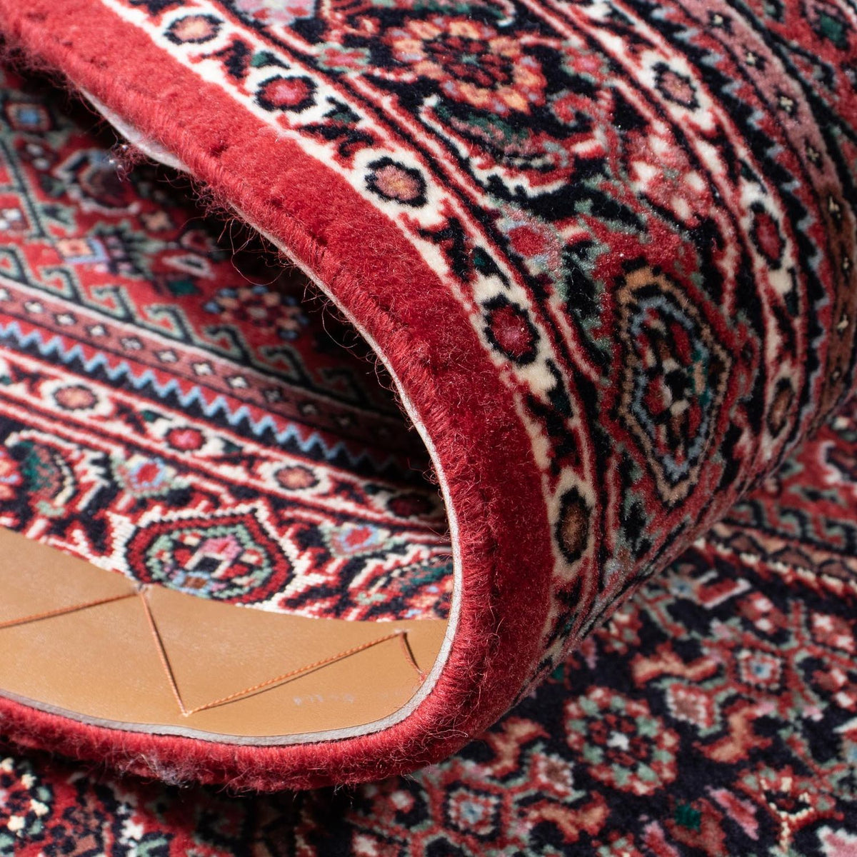 Alfombra de pasillo Alfombra persa - Bidjar - 324 x 83 cm - rojo