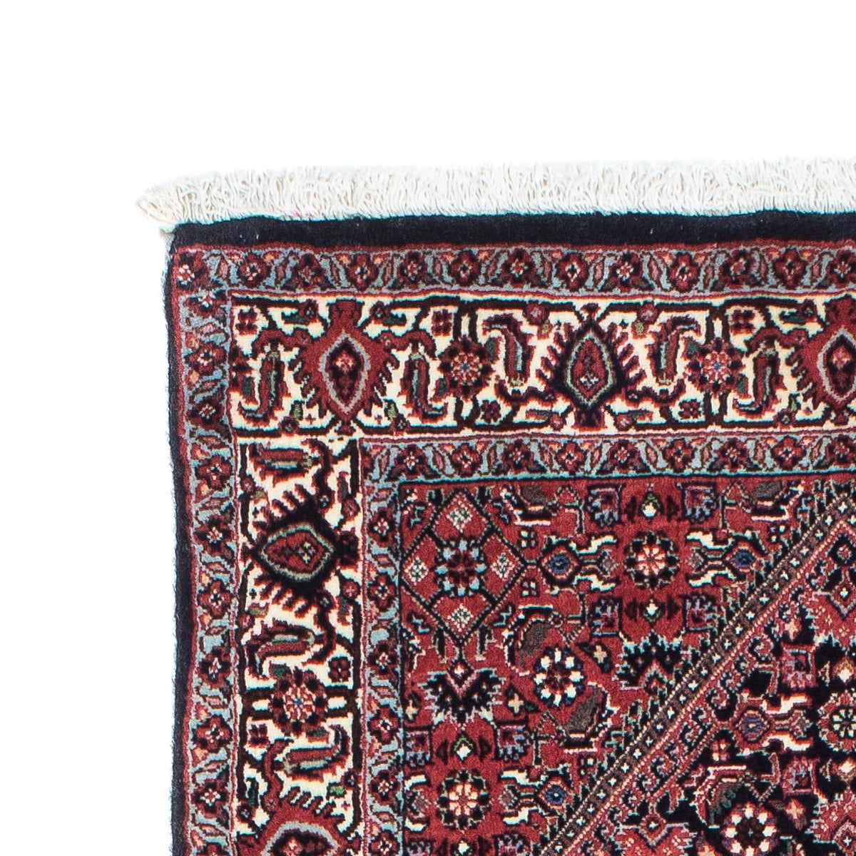 Alfombra de pasillo Alfombra persa - Bidjar - 196 x 72 cm - azul oscuro