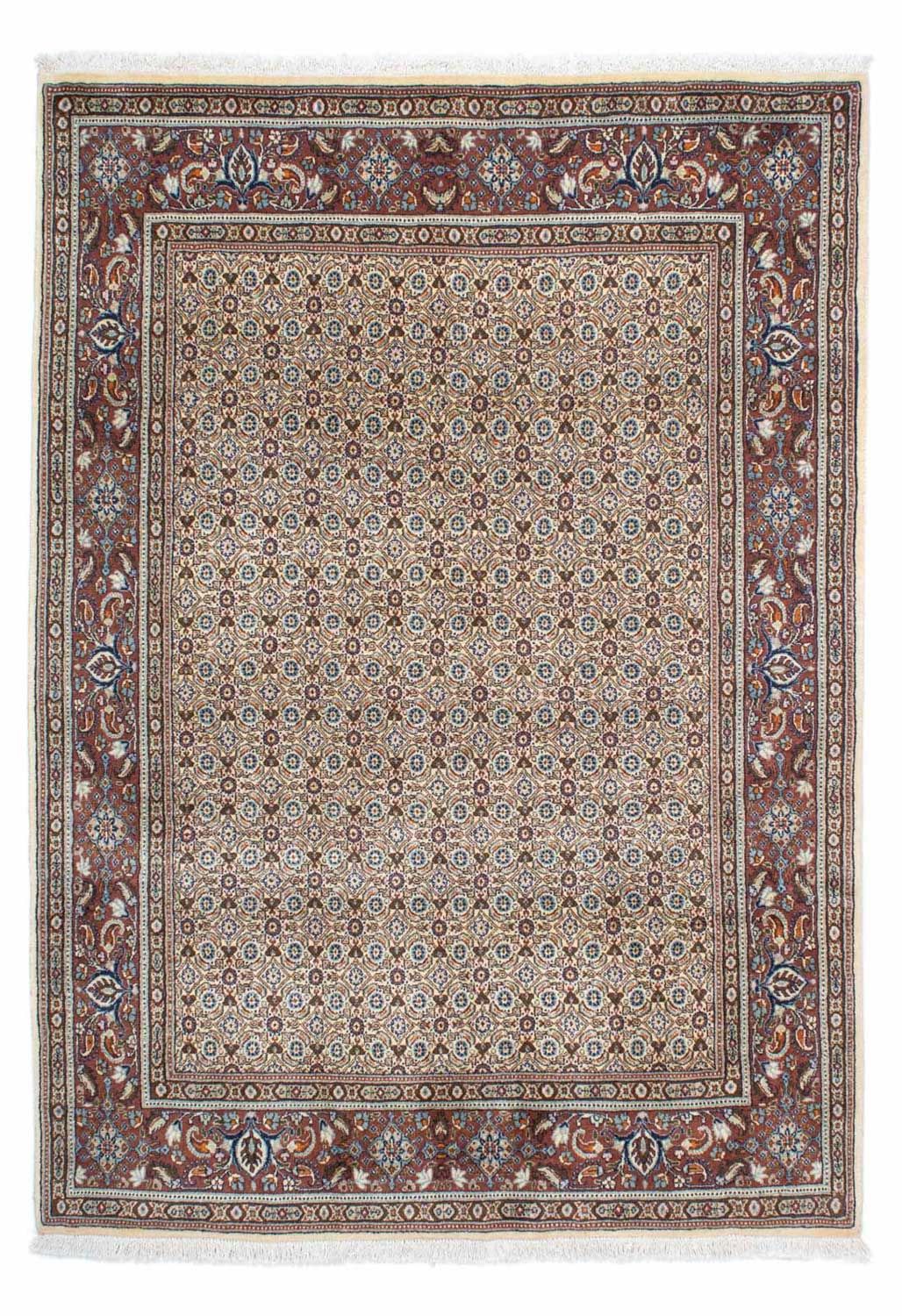 Alfombra persa - Clásica - 203 x 146 cm - beige