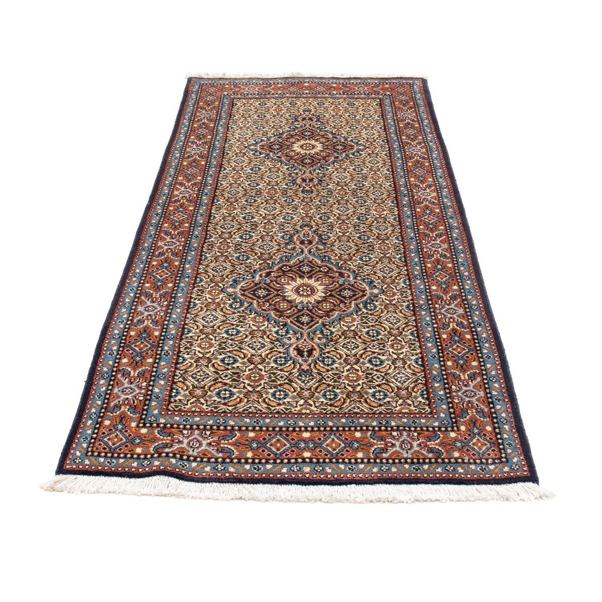 Alfombra de pasillo Alfombra persa - Clásica - 194 x 81 cm - beige