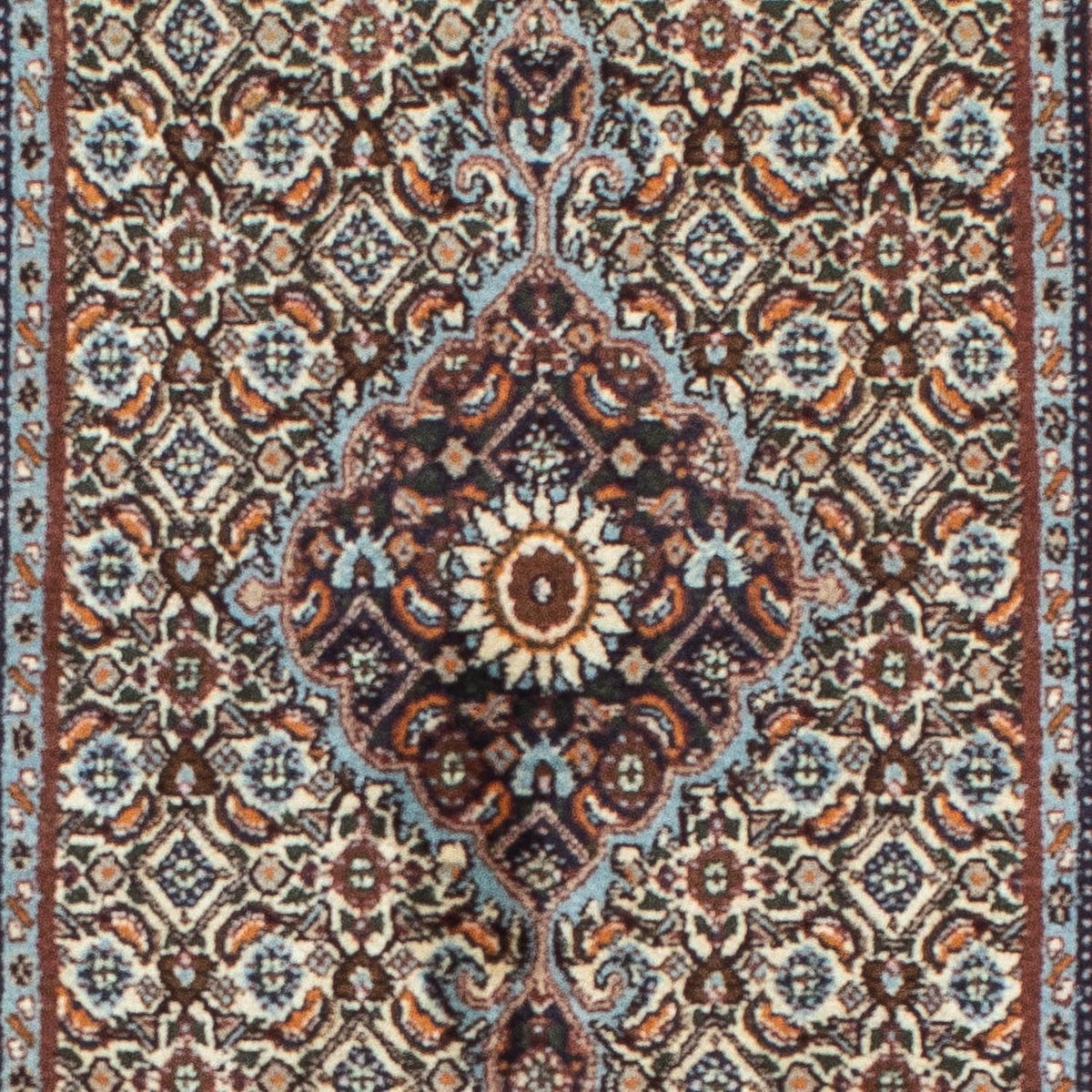 Alfombra de pasillo Alfombra persa - Clásica - 198 x 76 cm - beige