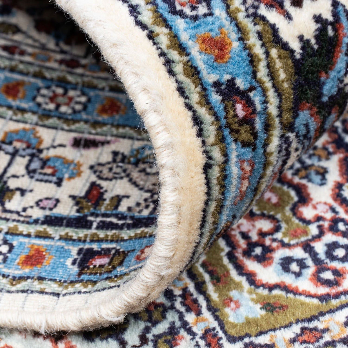 Alfombra de pasillo Alfombra persa - Clásica - 291 x 82 cm - beige