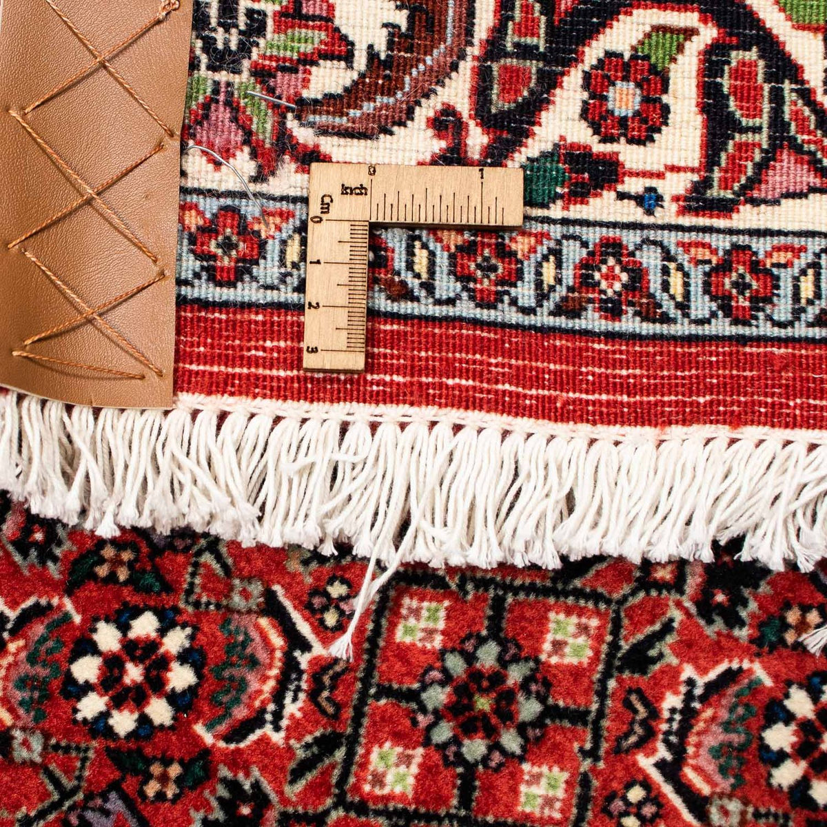 Alfombra persa - Bidjar - 403 x 298 cm - rojo oscuro